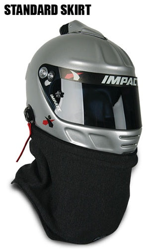 Impact Helmet Skirt, 2 Layer, Std, Velcro, XS-MED, SFI 3.3/5