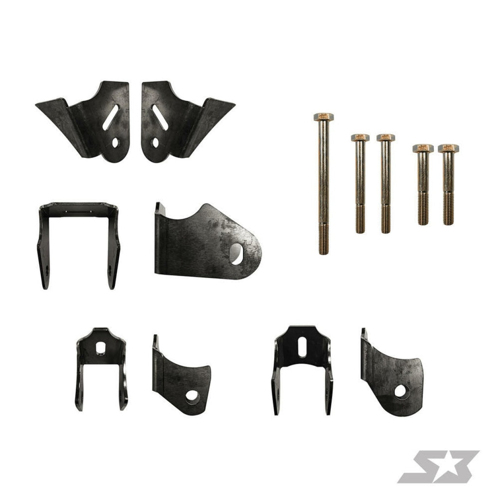 S3 Powertrain / Rear Suspension Weld-In Gusset Kit - Can Am Maverick X3