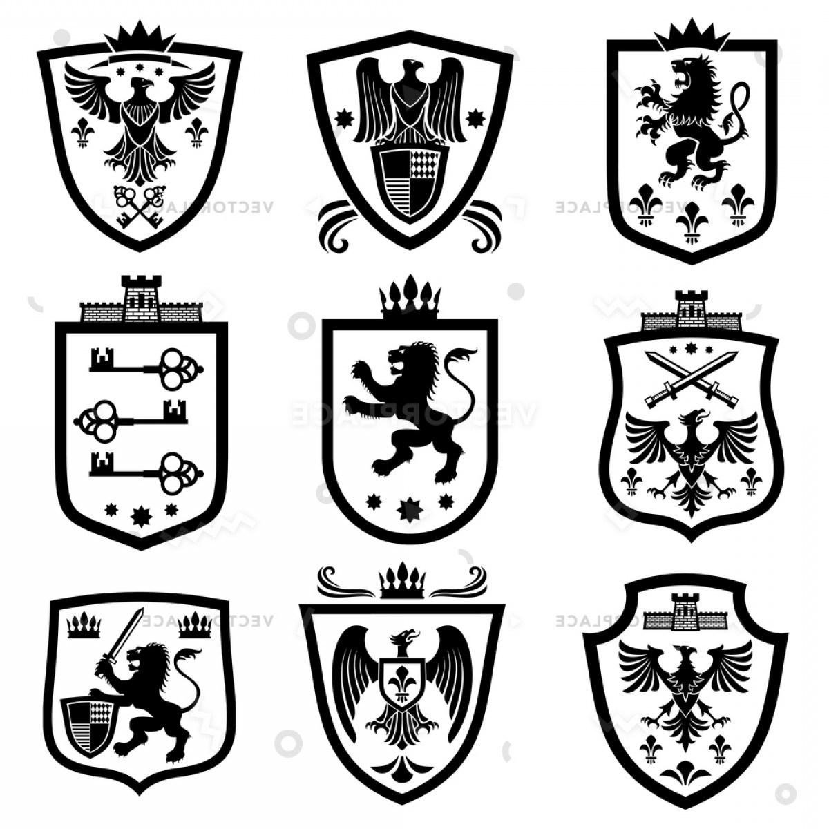 Coat Of Arms Vector at Vectorified.com | Collection of Coat Of Arms ...