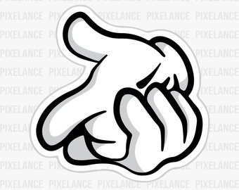 Mickey Hand Vector at Vectorified.com | Collection of Mickey Hand ...