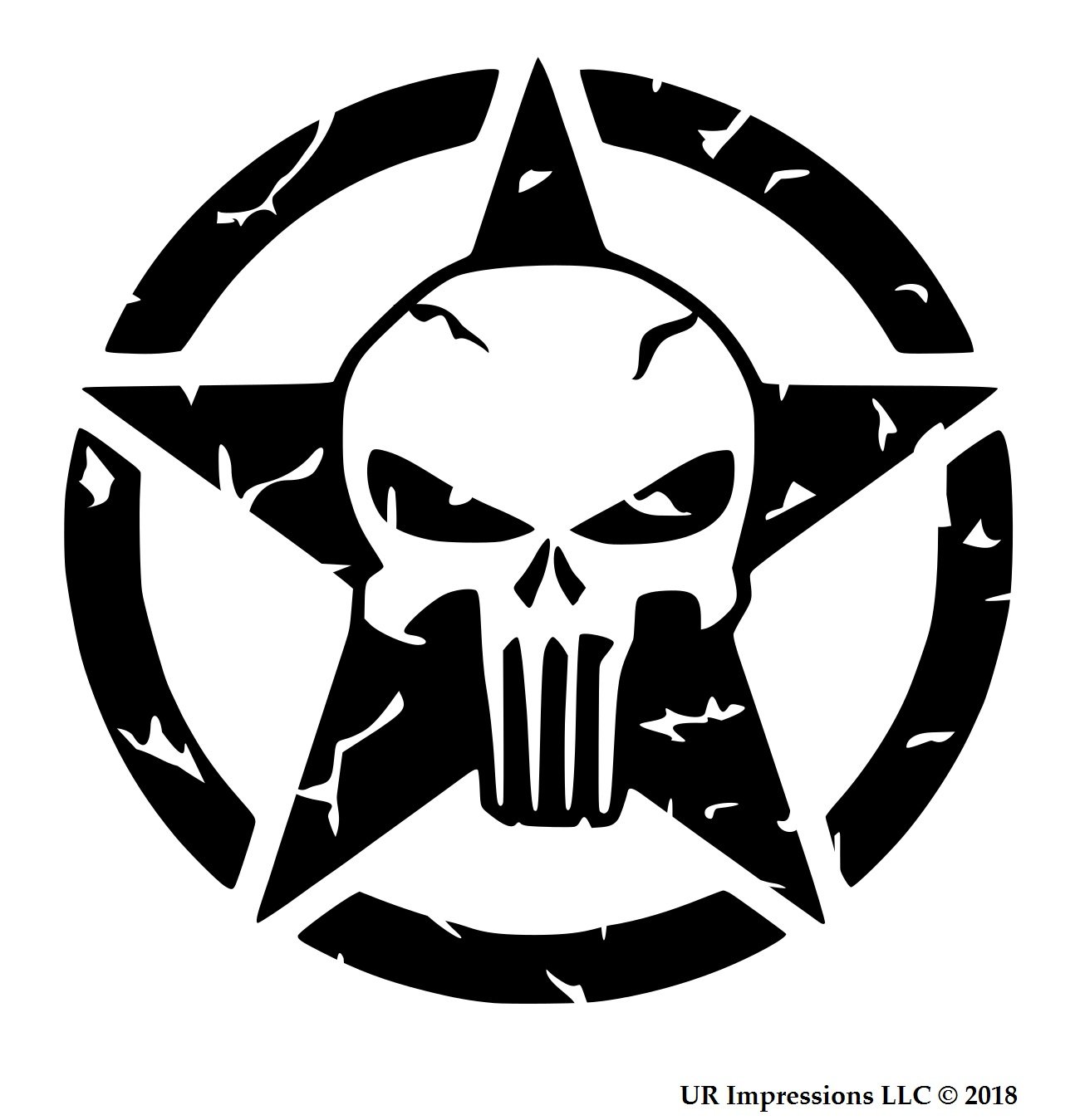 Punisher Skull Vector at Vectorified.com | Collection of Punisher Skull ...