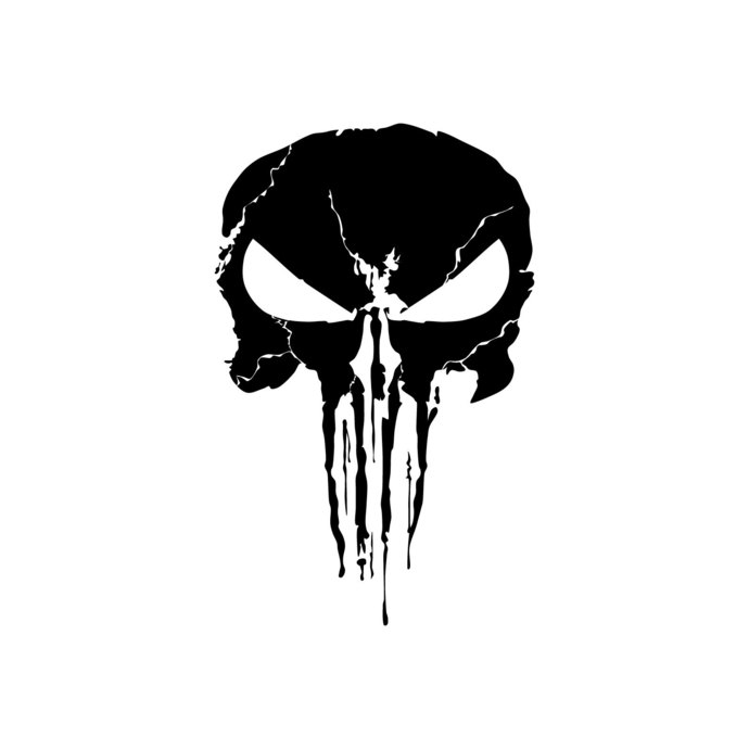 Punisher Skull Vector Image at Vectorified.com | Collection of Punisher ...