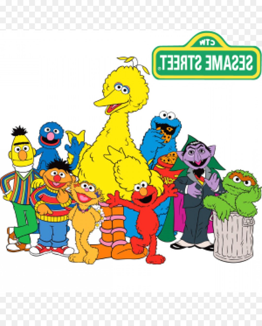 Sesame Street Birthday SVG Free