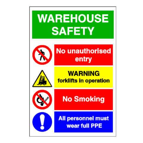 Safety Signage - Warehouse Safety Sign