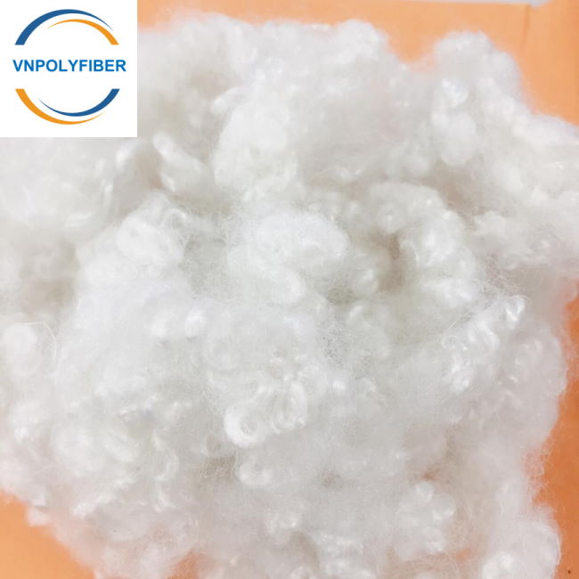 15D 64mm HCS Recycle Polyester Fibre Filling Pillow Material