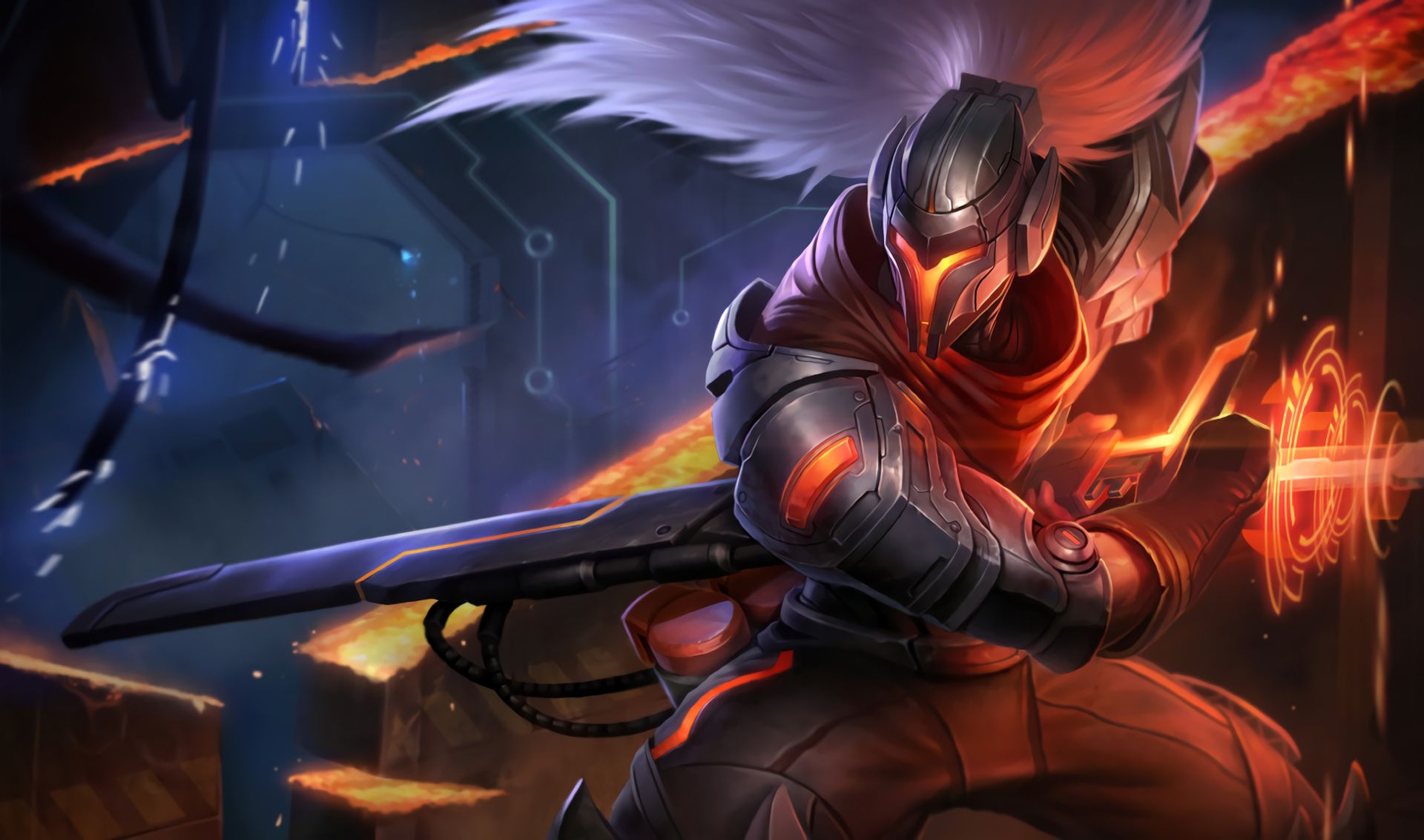 Windows Backgrounds sword, video game, yasuo (league of legends), league of legends