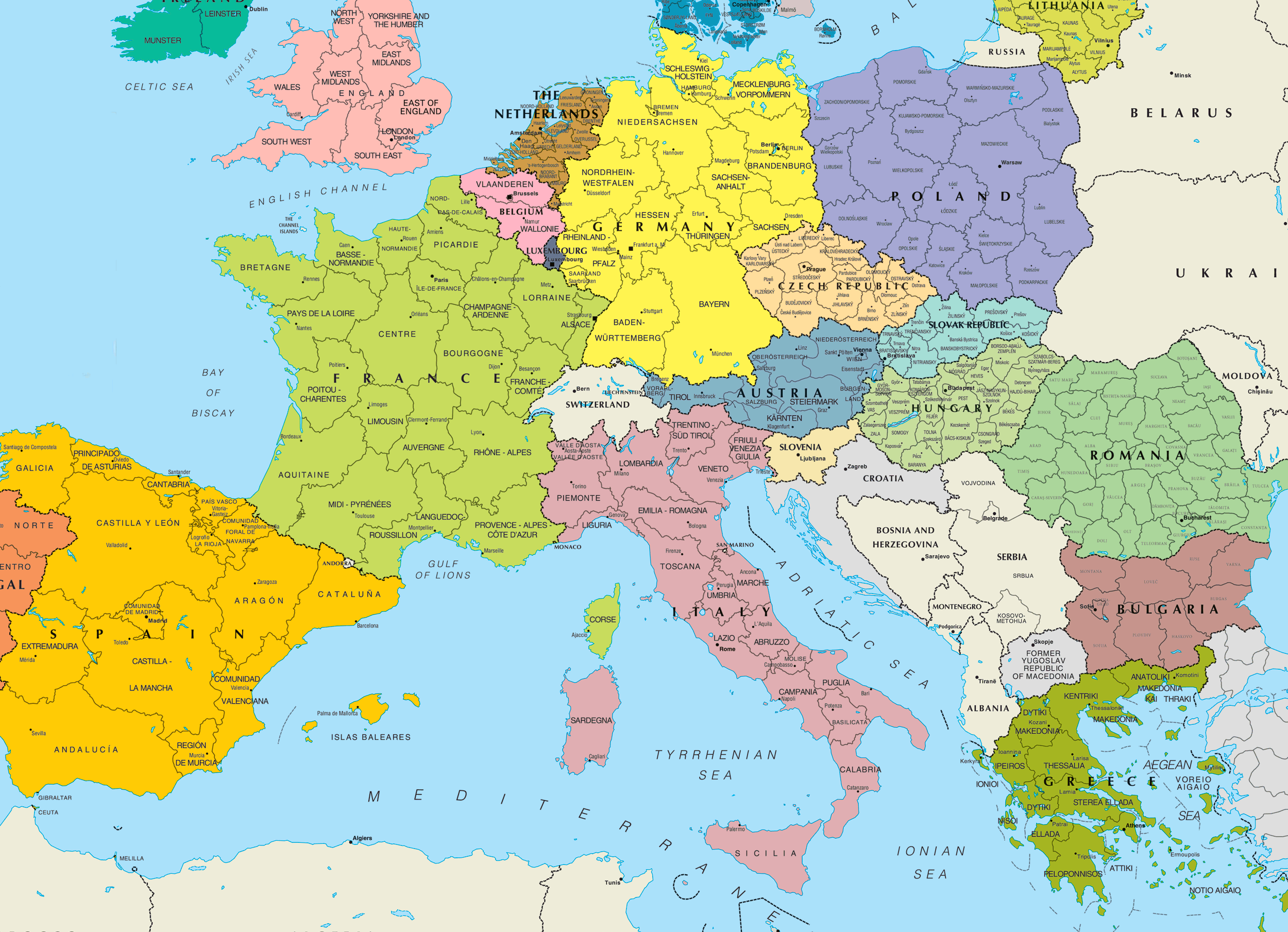 Mapa Mundi Europa