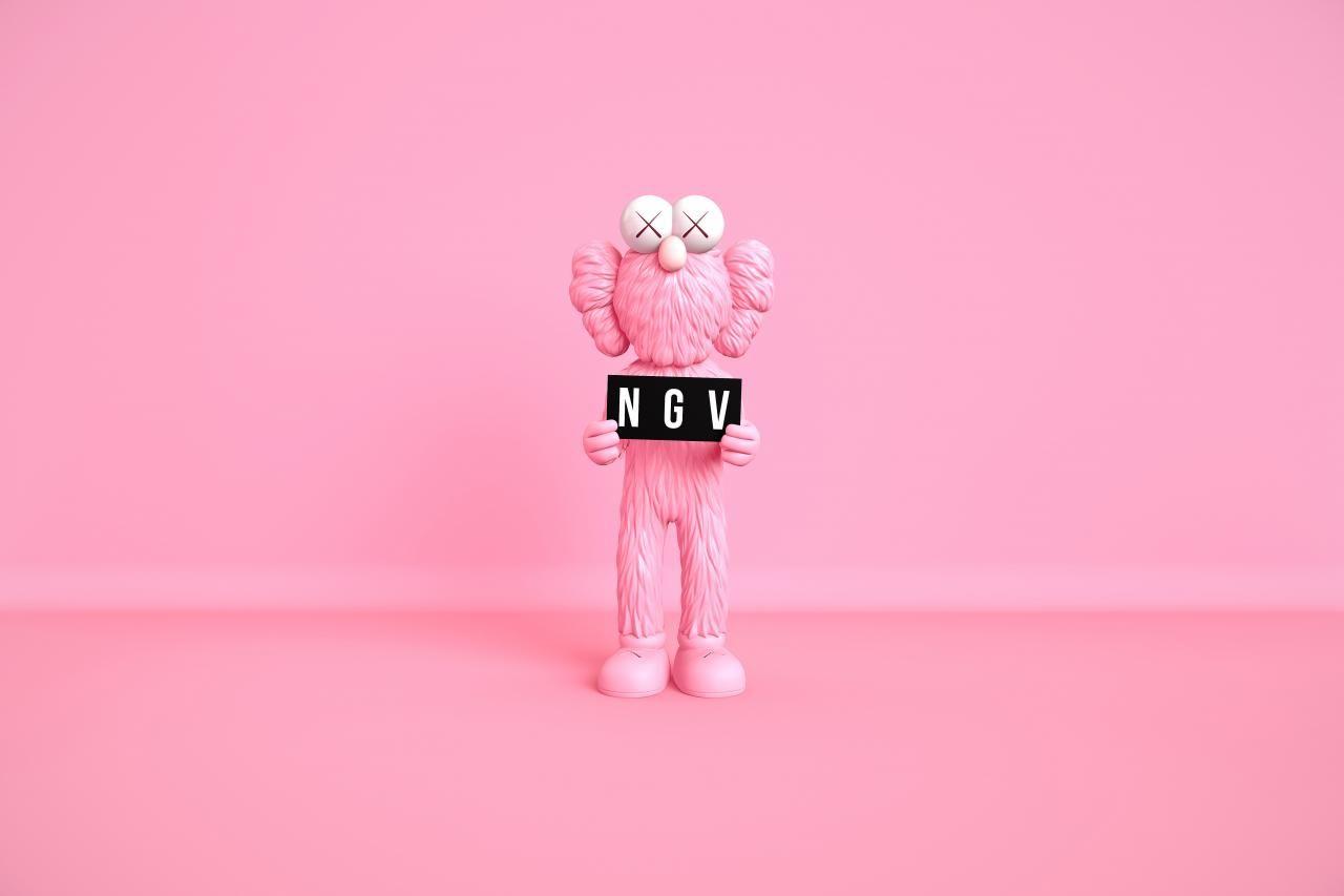 Kaws Pink Wallpapers - Top Hình Ảnh Đẹp