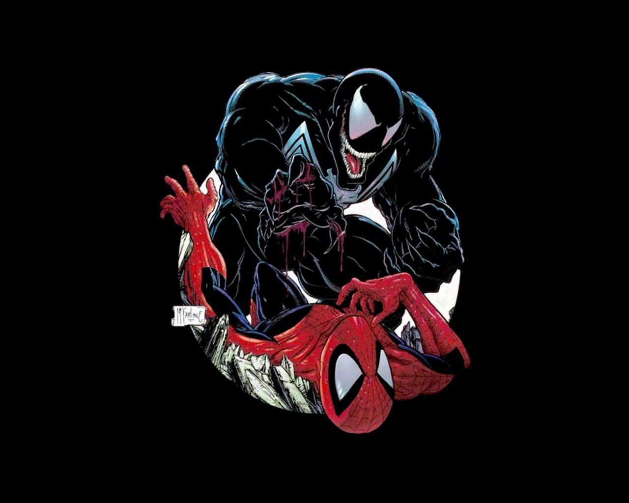 Spiderman Vs Venom Iphone Wallpaper - technology