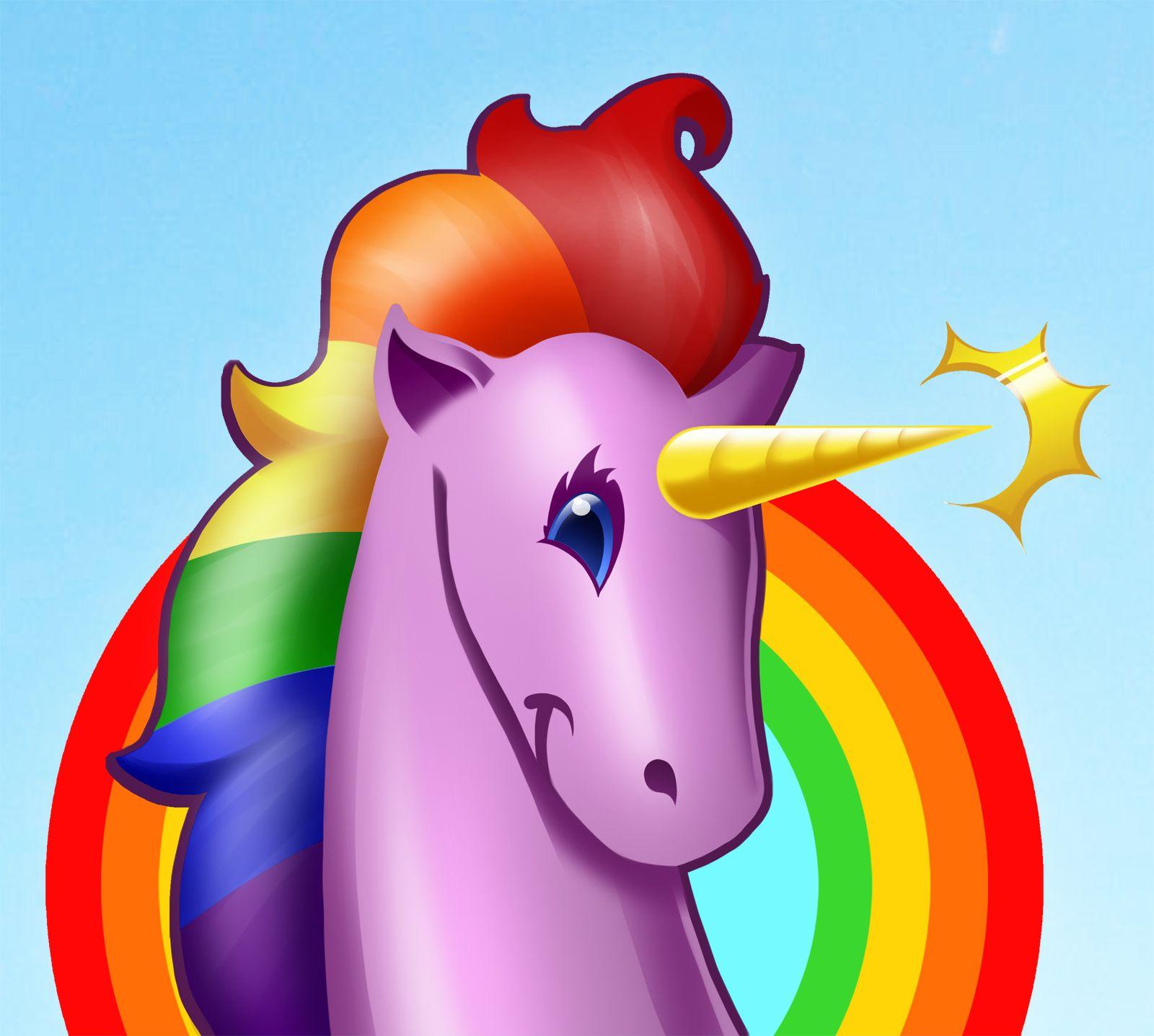 Cute Rainbow Unicorn Desktop Wallpapers On Wallpaperd - vrogue.co