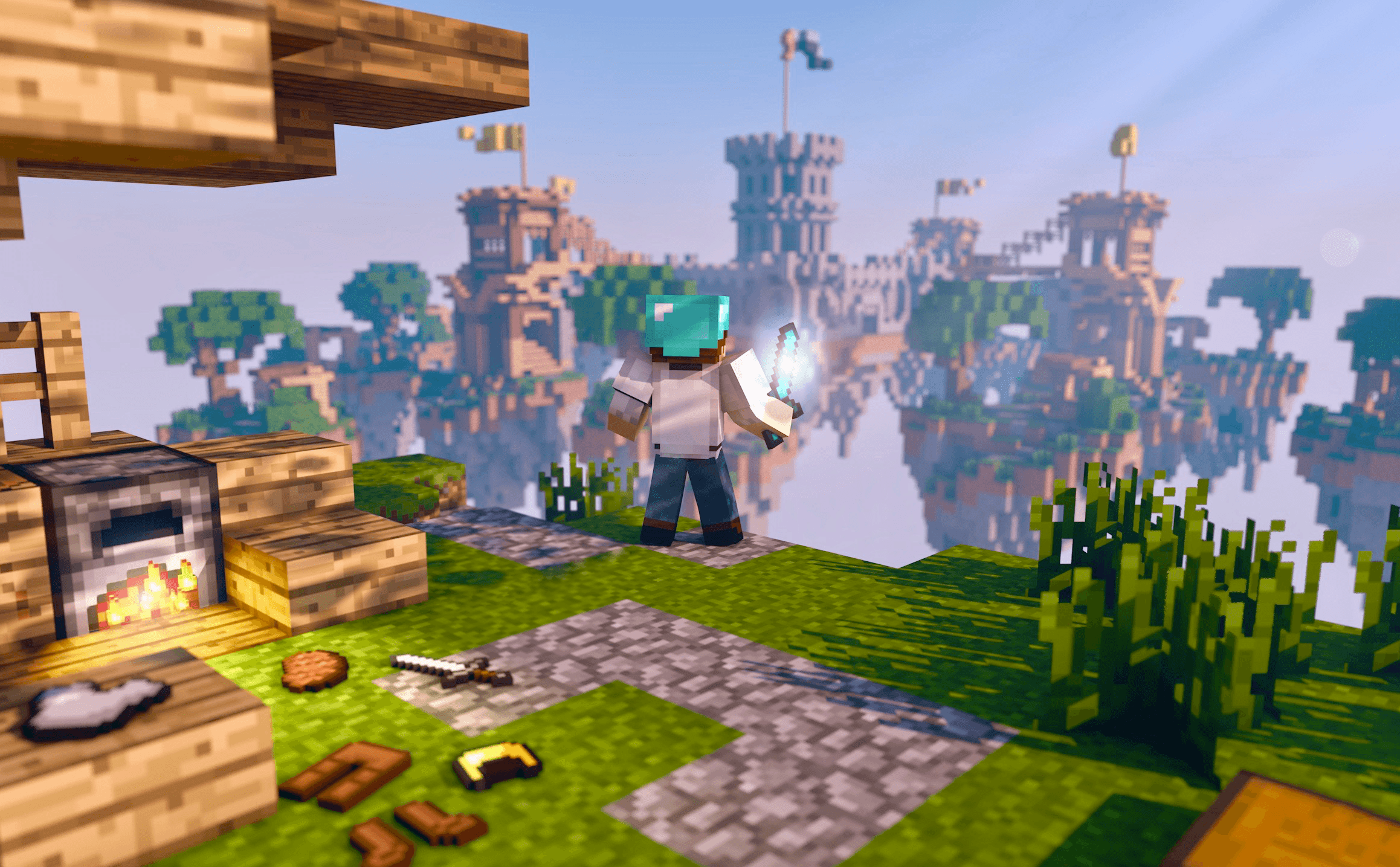 Minecraft Background Hypixel Bedwars Wallpapers Hypixel Wallpapers | My ...