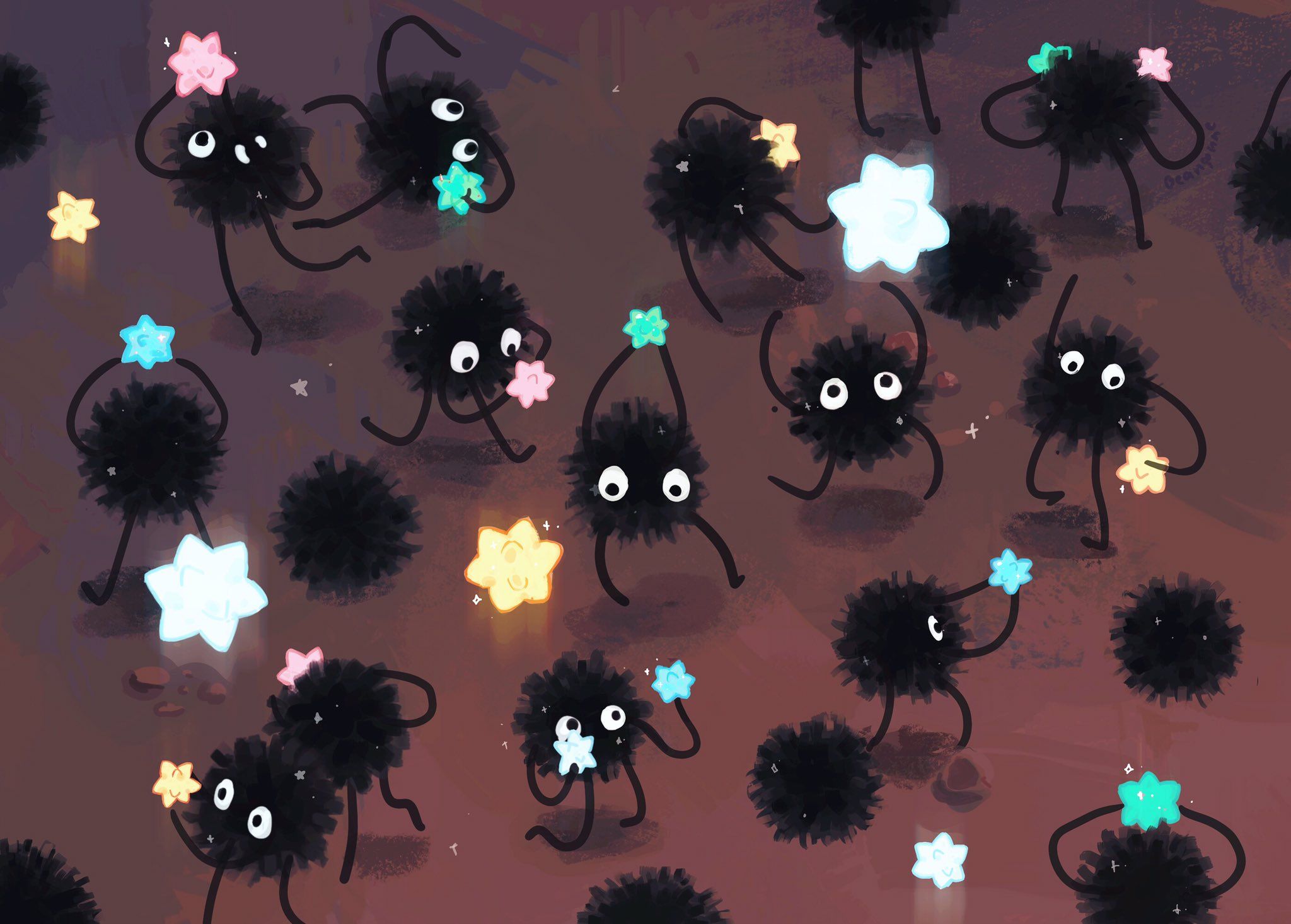 Soot Sprites By Kristyglas Cute Laptop Wallpaper Desktop Wallpaper ...