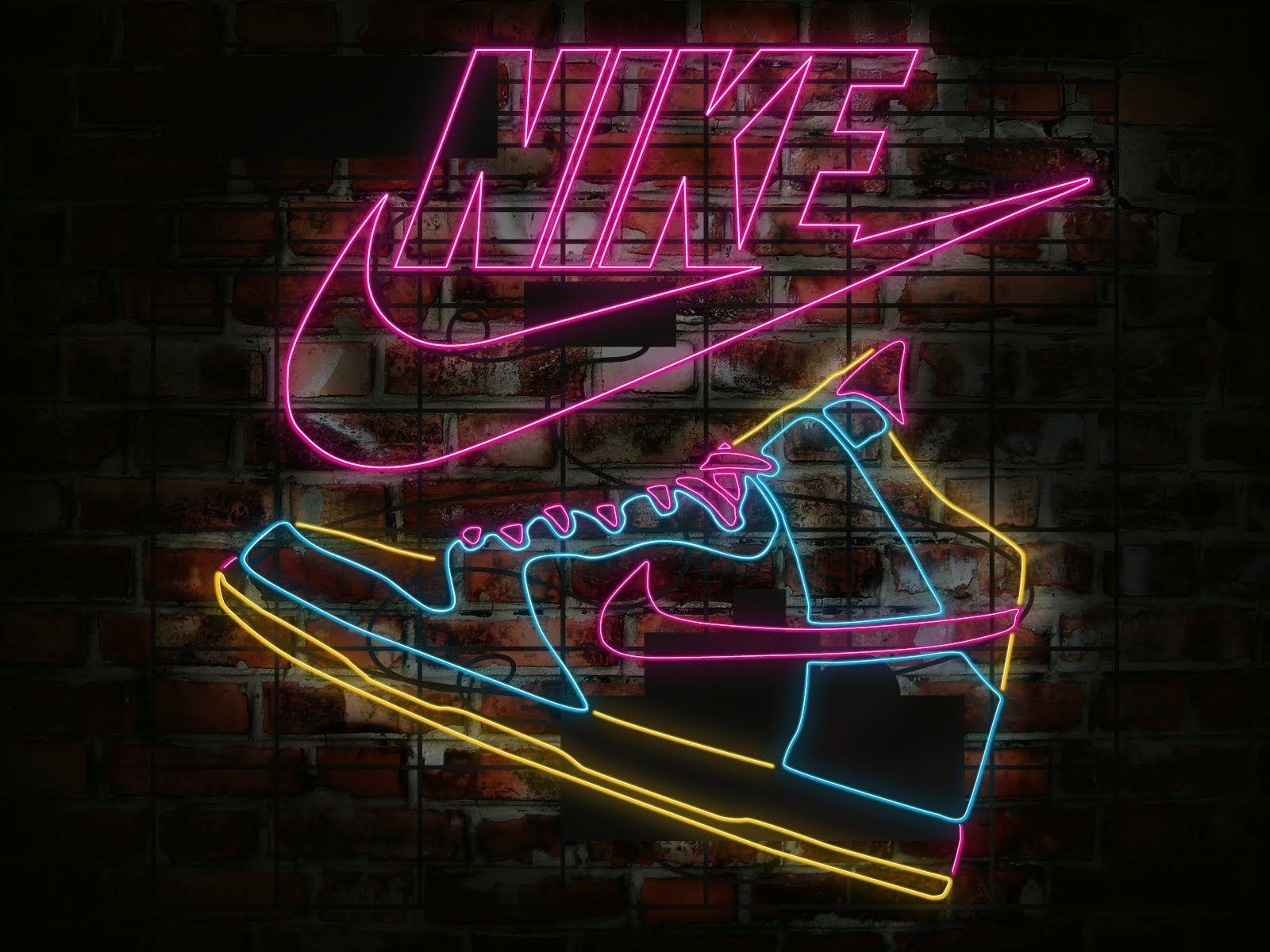 Neon Nike Wallpaper