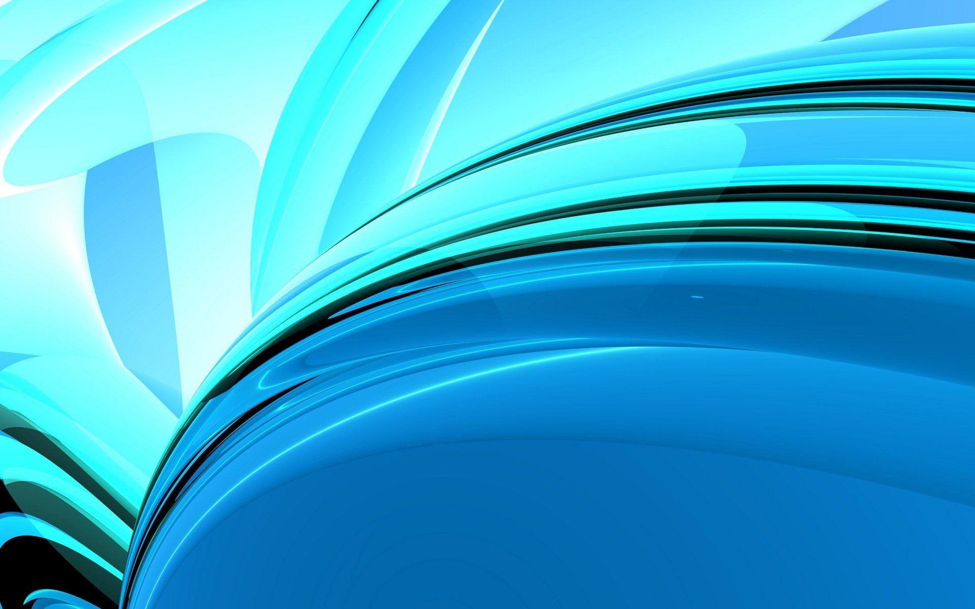 Teal Abstract Hd Wallpaper