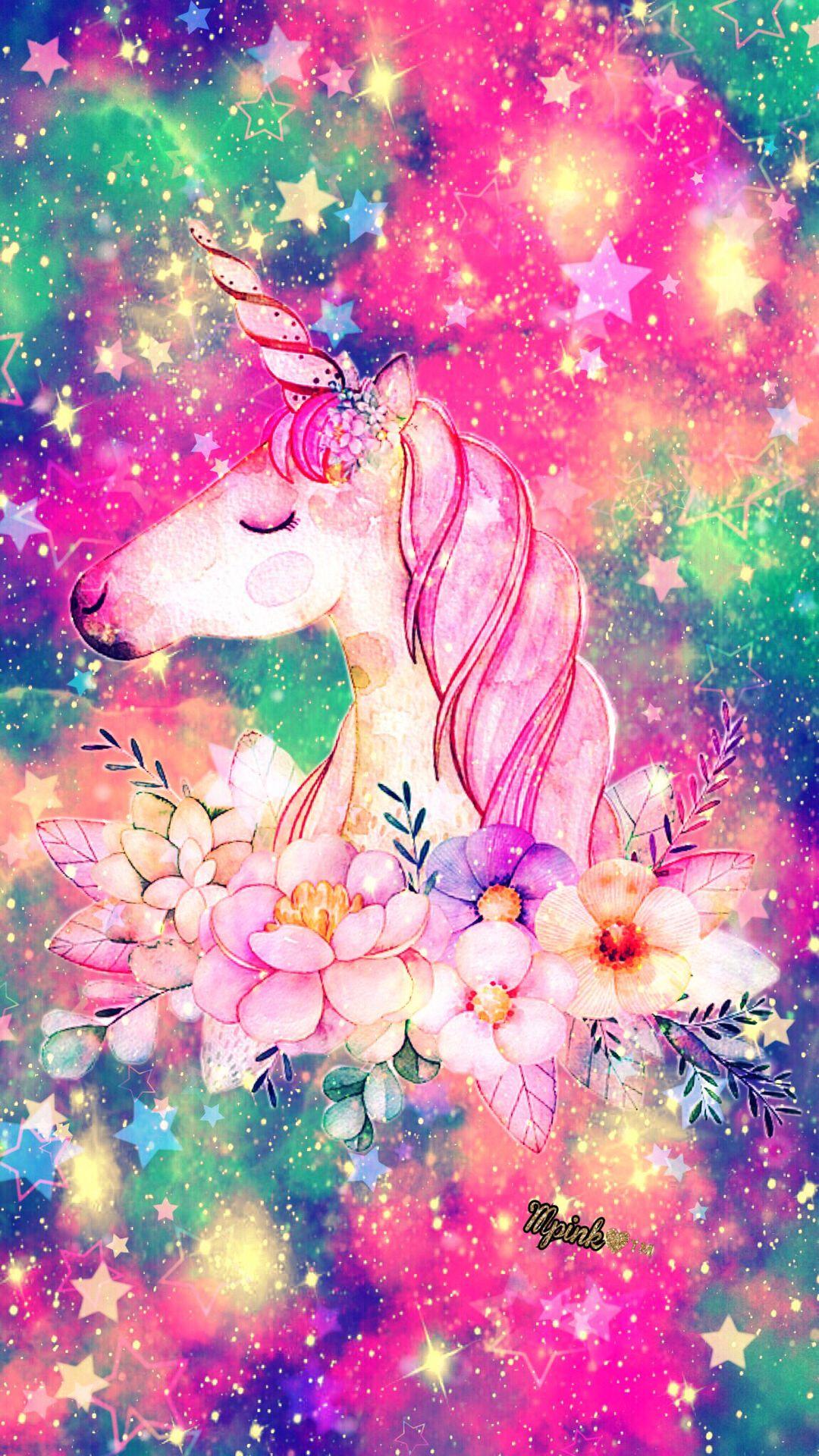 Magical Galaxy Unicorn Silhouette Art