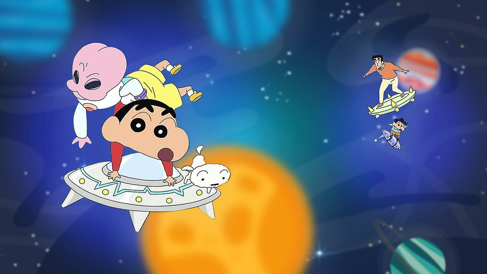 Shin Chan Karikatur Wallpaper