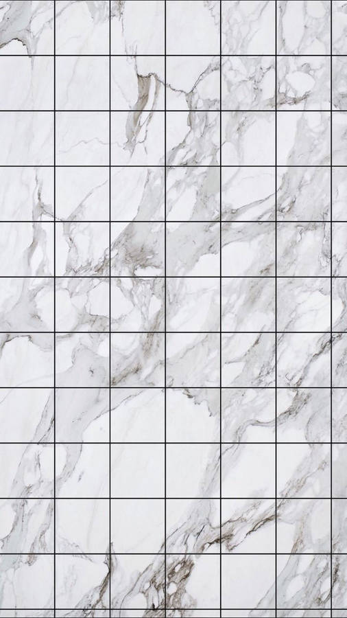 White Grid Aesthetic Wallpaper