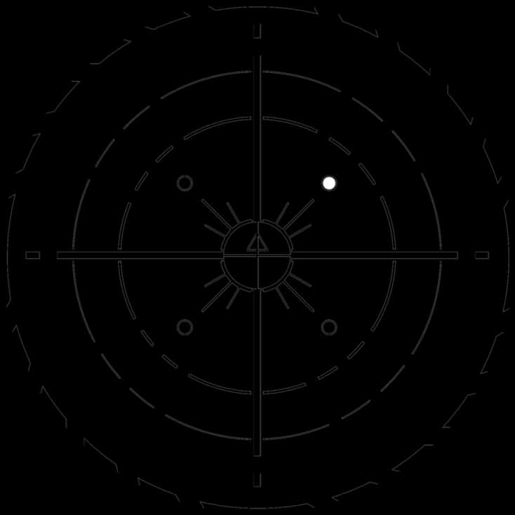 Download Futuristic Sniper Scope Crosshair | Wallpapers.com