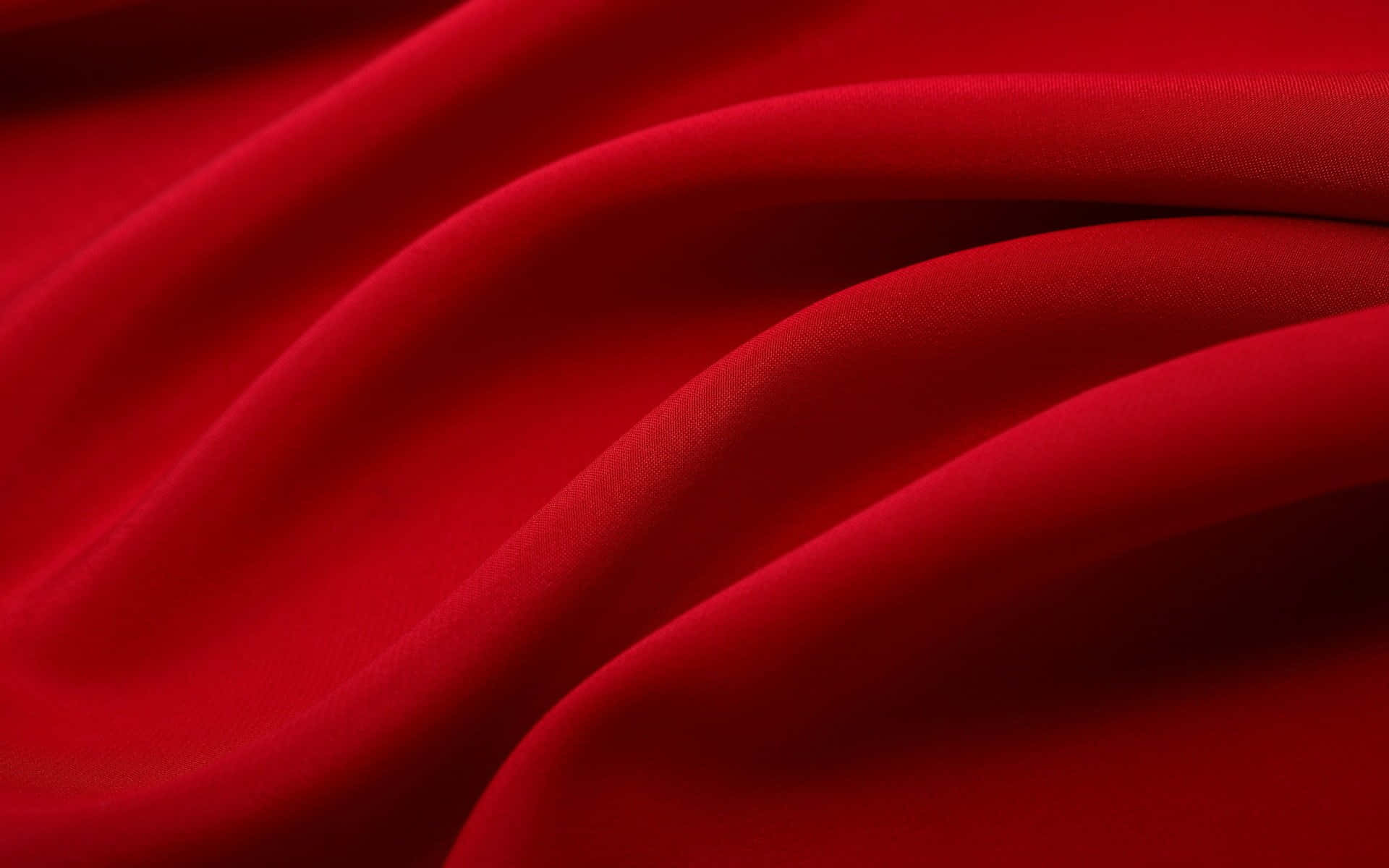 Intricate Detail of Thick Red Fabric Texture Wallpaper