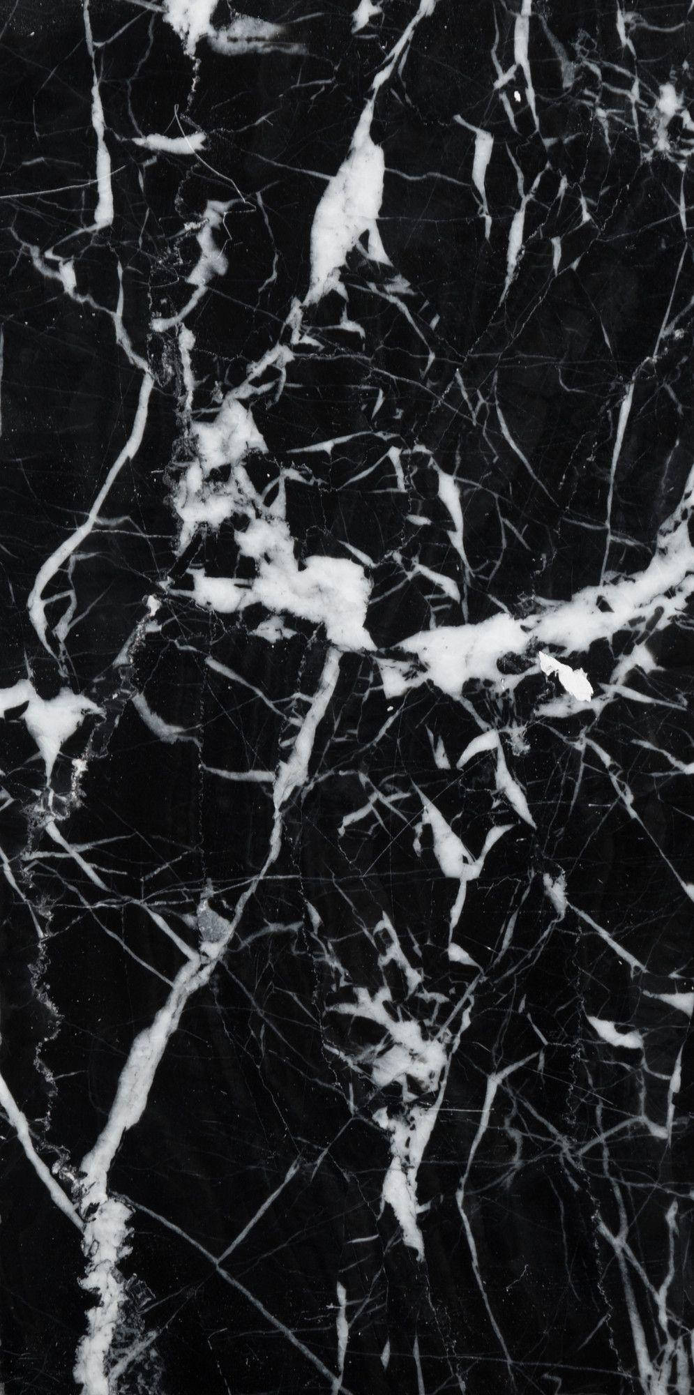 Dazzling Black Marble iPhone Wallpaper with White Splashes Wallpaper