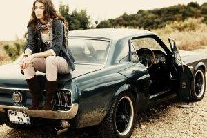 women, Car, Old Car, Classic Car, Women With Cars