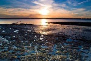 water, Sky, Clouds, Nature, Landscape