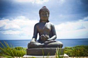 Buddha, Photography, Sea, Clouds