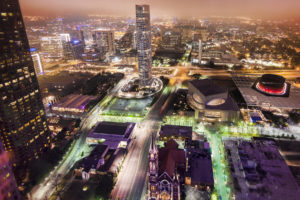 buildings, Skyscrapers, Night, Lights, Architecture, Hdr, Cities