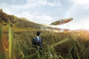 morar, Gheorghita, Man, Field, Grass, Ufo, Ship, Smoke, Landscapes, Spaceship, Spacecraft, Situation, Flight, Sky, Clouds, Aliens