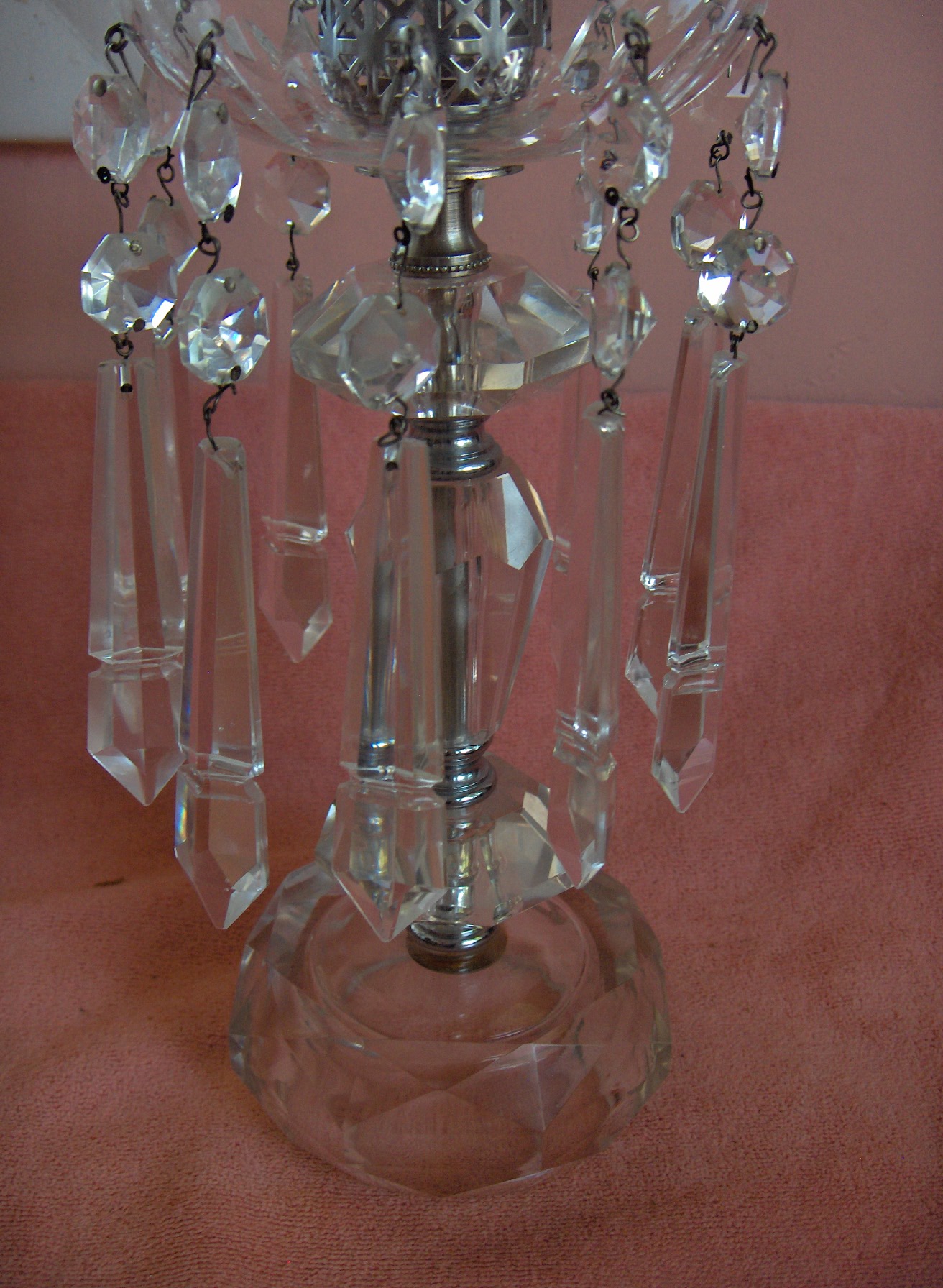 lead crystal lamps photo - 5