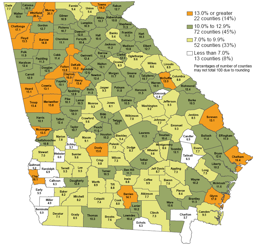 Bartow County Reaches All-Time High Unemployment Rate in April – 14.8% ...