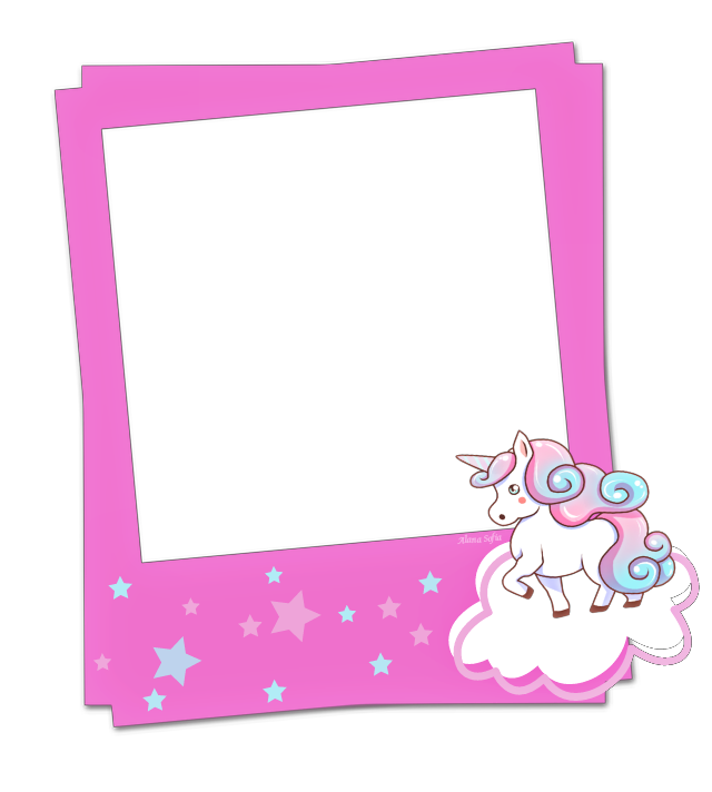 Unicorn Png Frame Printable Png Frames Cartoon Unicor - vrogue.co