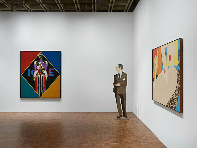 Installation view of Sinister Pop exhibition. 