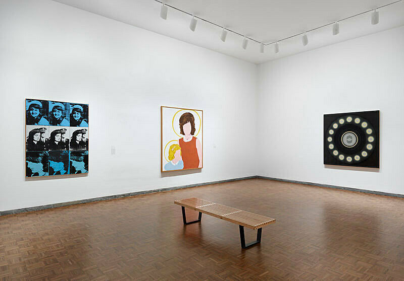 Installation view of Sinister Pop.