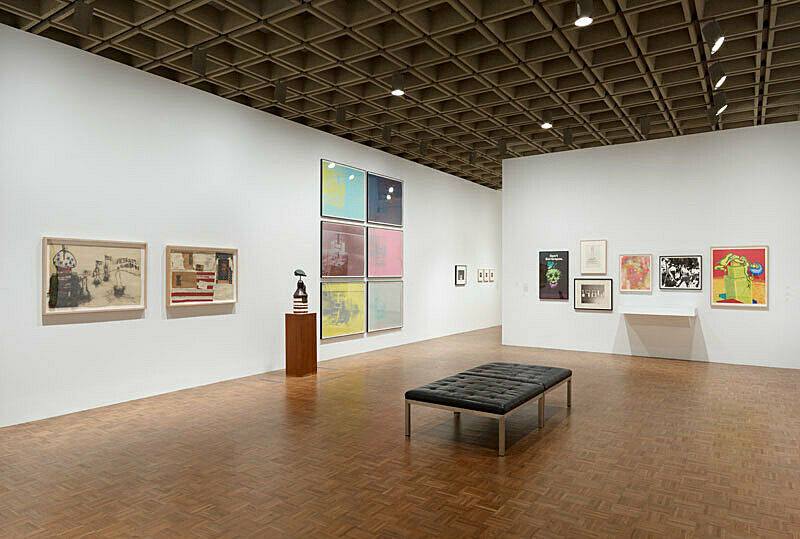 Installation view of Sinister Pop.