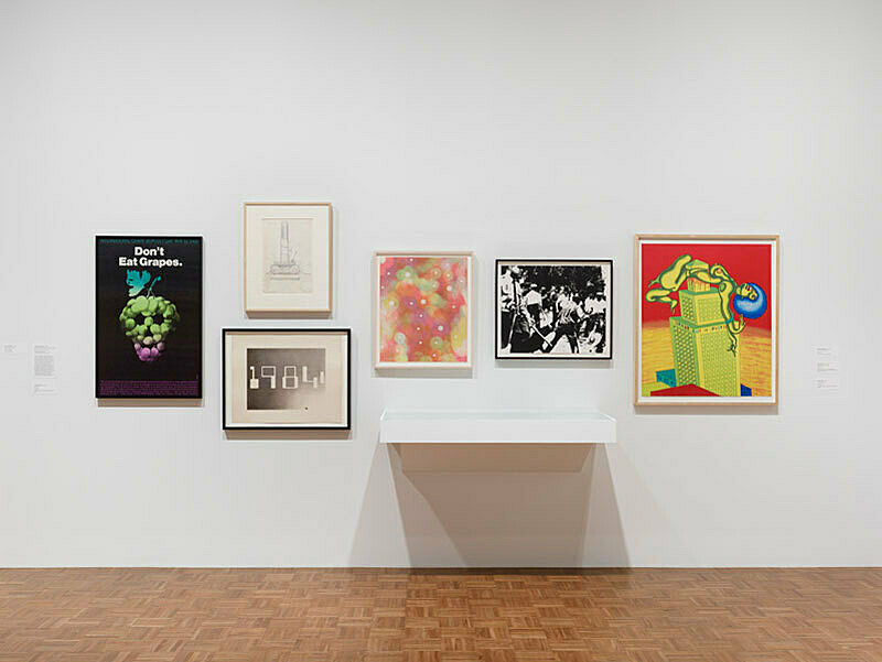 Installation view of Sinister Pop.