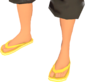 Painted Flip-Flops E7B53B.png