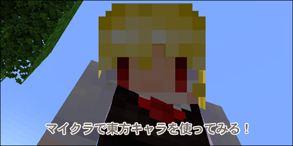 マインクラフト Java版 のスキンを東方projectのキャラに変えてみよう ういすぷのその時日記 趣味全開