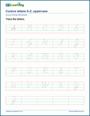 FREE Cursive Handwriting Worksheets - Worksheets Library