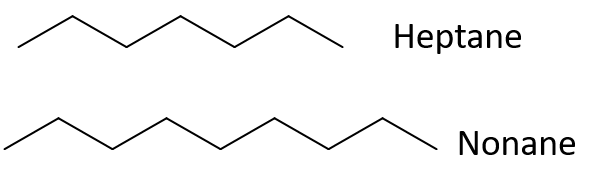 Nonane Structural Formula