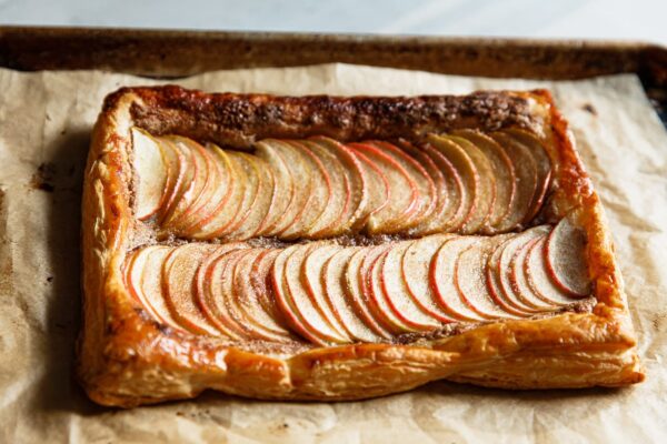 Baked Puff Pastry Apple Tart