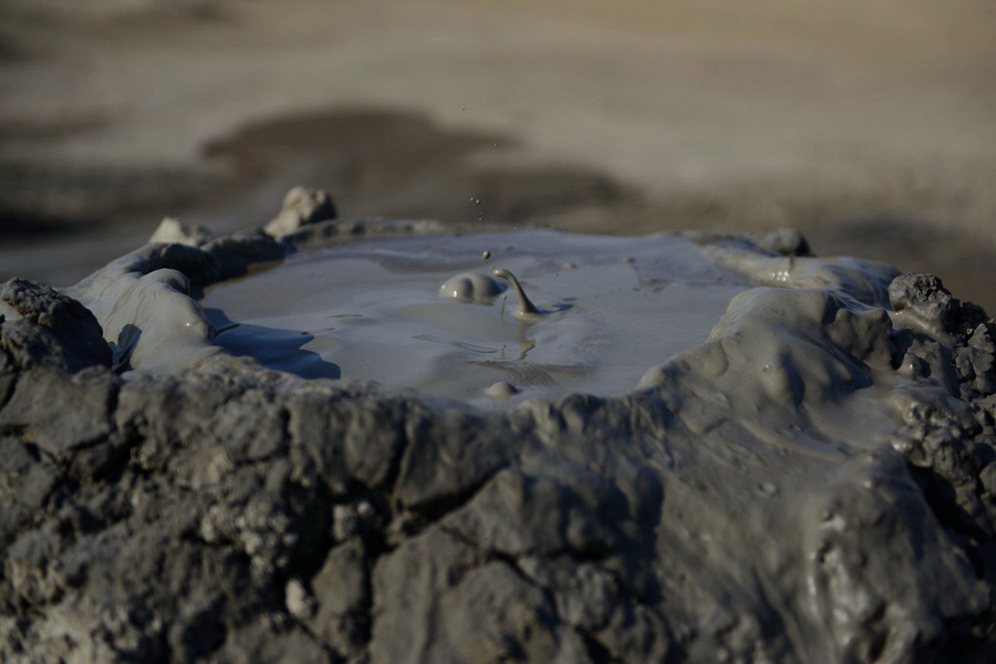 Mud volcanoes, Gobustan