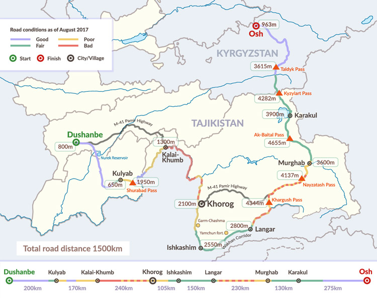 Pamir Mountains Silk Road