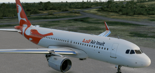 [8K] Air Inuit A320neo Livery v1.0