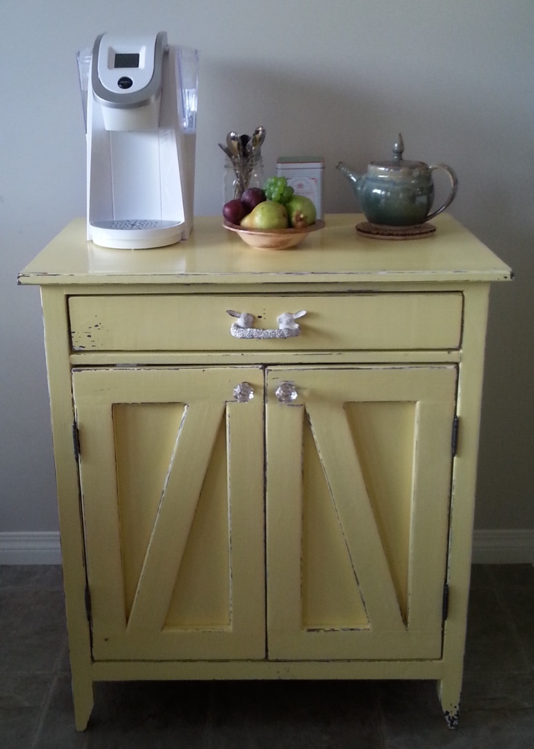 snack cabinet for mini fridge or coffee storage