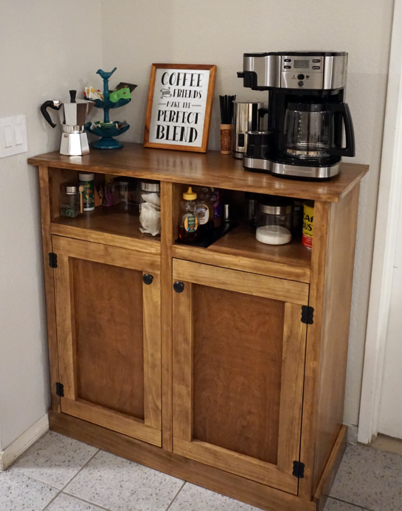 coffee bar cabinet