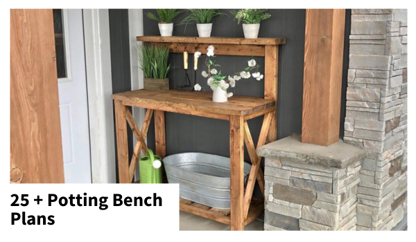 free potting bench plans diy potting benches