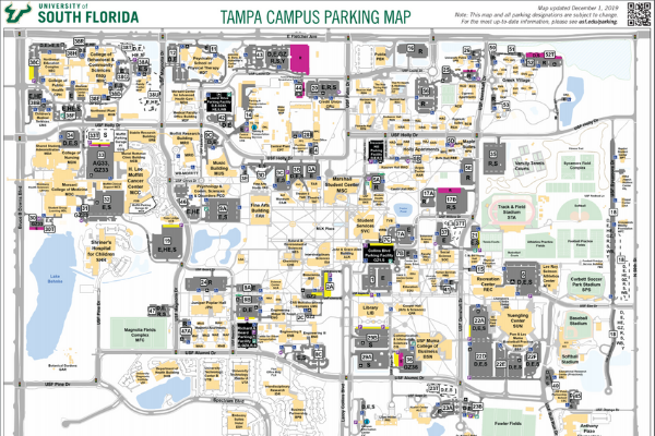 University Of South Florida Tampa Campus Map - Gisela Ermengarde