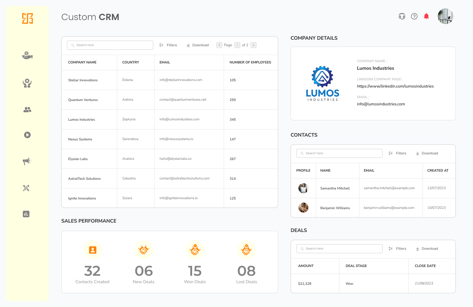 Custom CRM