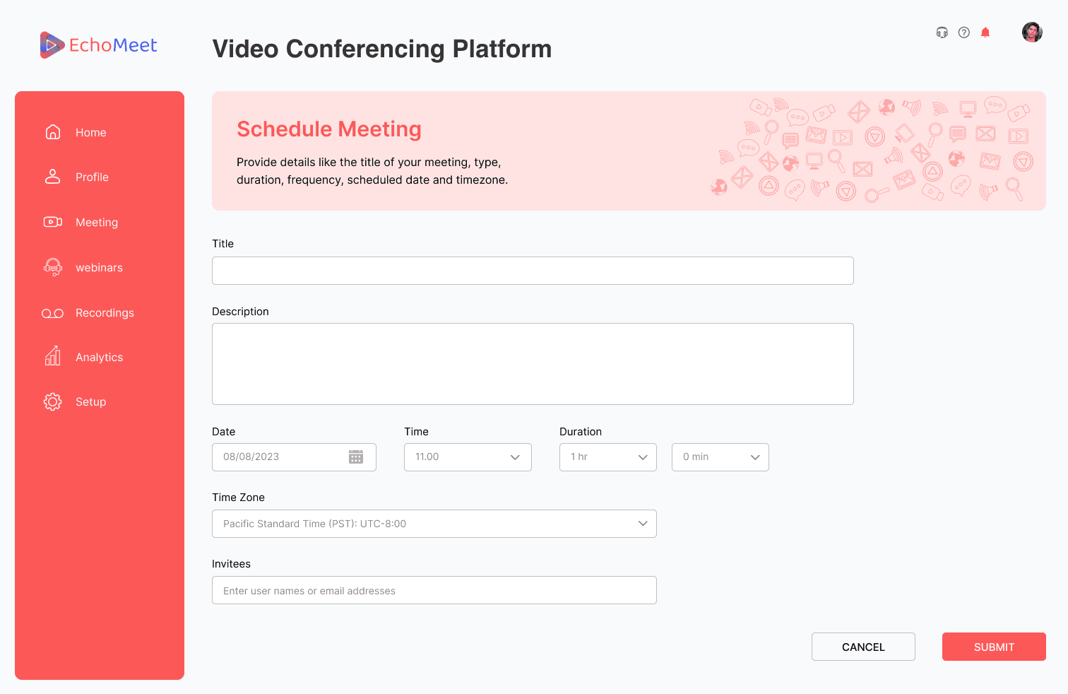 Video Conferencing Platform